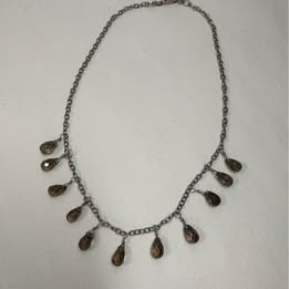 Silpada Smoky Quartz gemstone necklace